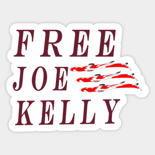 free joe kelly text Sticker